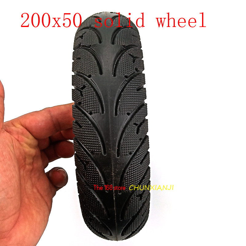 Super 200x50 wheel electric wheel hub 8inch Wheel Scooter solid tire aluminum alloy wheel solid wheel for Electric Scooter tire