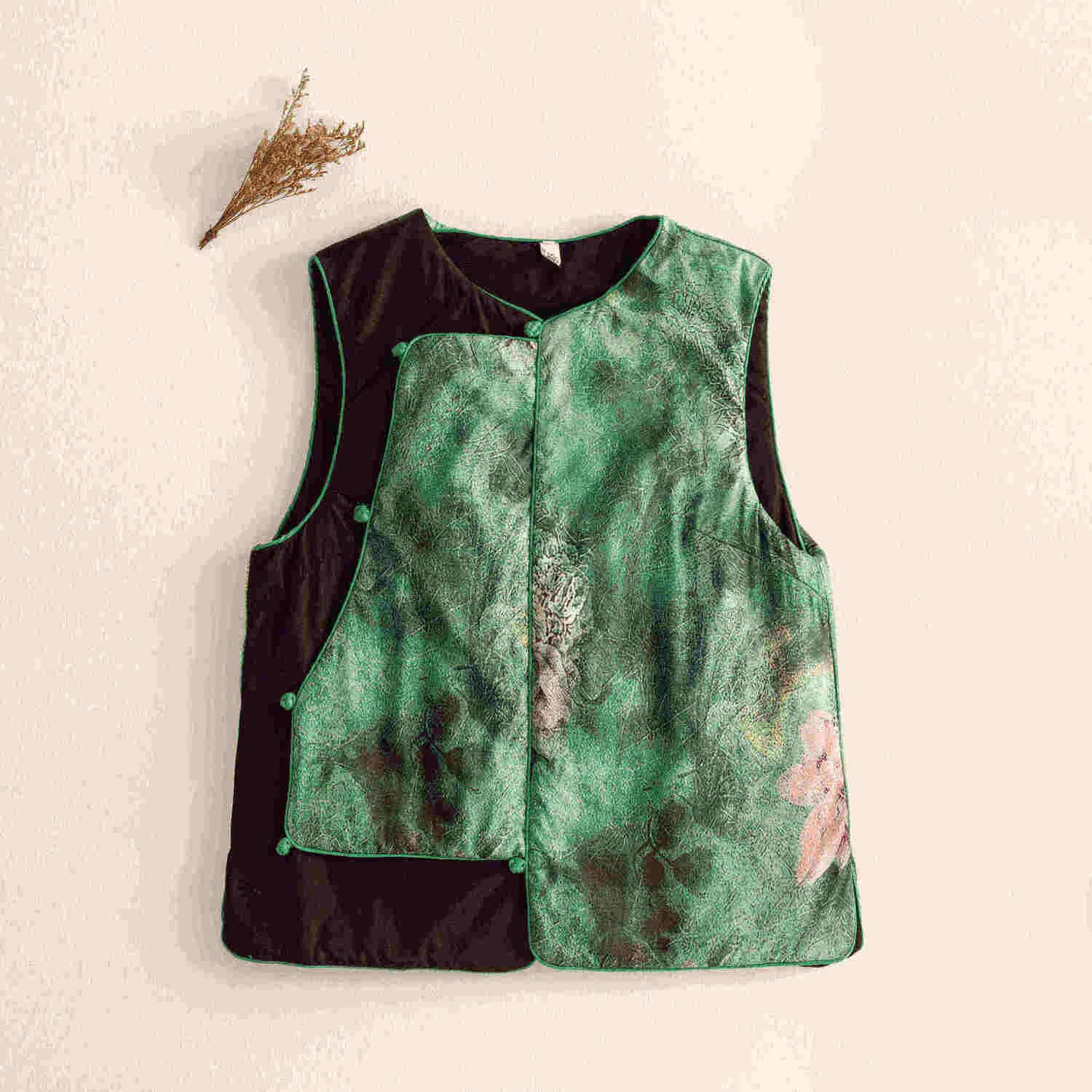 Belle Poque Vrouwen 50s Halter V-hals Vest Vintage Single Breasted