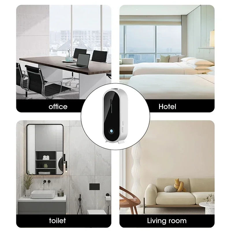 Difusor de coche, máquina de aromaterapia, pared de escritorio, portátil, USB, purificador de aire inteligente, ambientador para el hogar y el baño