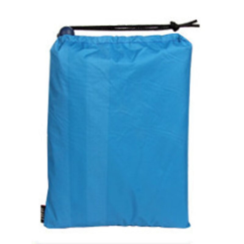 Poncho 3 en 1, cubierta de lluvia, capa de lluvia, capucha para senderismo, ciclismo, cubierta de lluvia, Poncho impermeable, tienda de campaña al aire libre, alfombrilla toldo, refugio: Blue