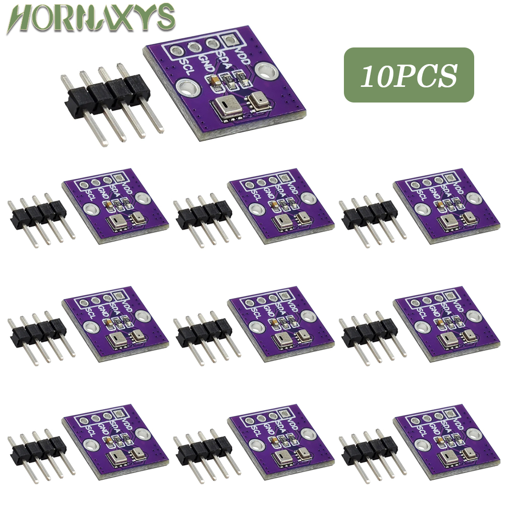 AHT20+BMP280 Temperature Humidity Air Pressure Module High-precision Digital Temperature Humidity and Air Pressure Sensor: Blue