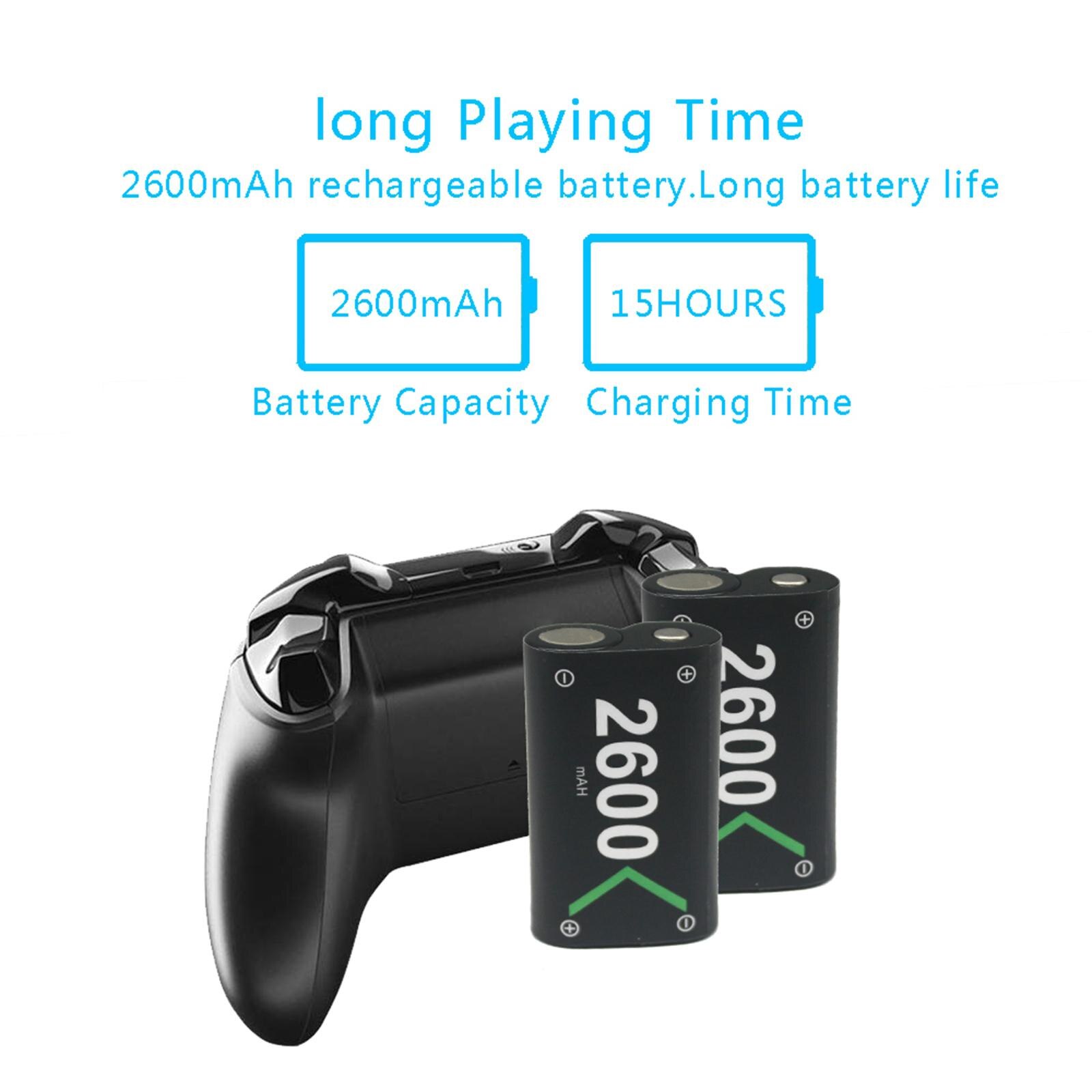 Controller Charger W/ Rechargeable Battery Packs for One Gaming Controller