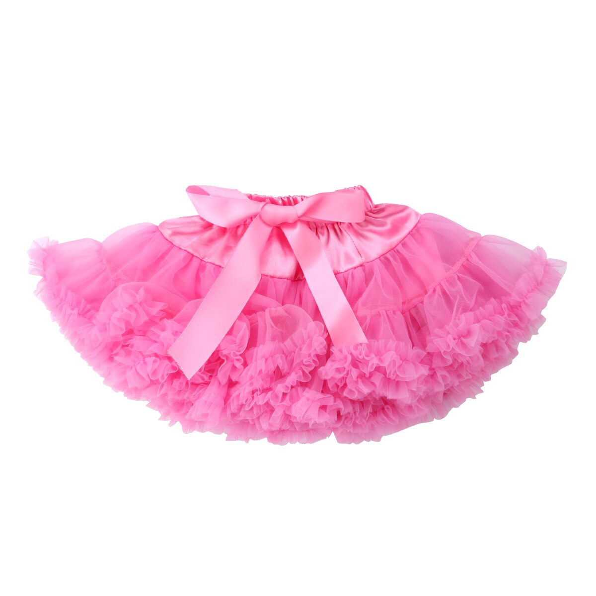 Baby børn piger sommer fluffy tutu kjole nederdel prinsesse fødselsdagsfest underkjole ballet dancewear nederdel 0-24m: Blå