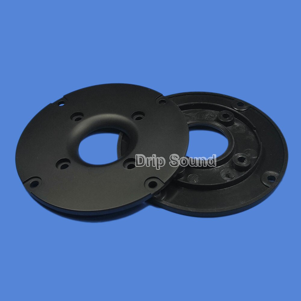 4 "inch Speaker Tweeter Cover Panel Decoratieve Cirkel Speaker Vaste Plaat OD99mm 30mm Gat # Zwart
