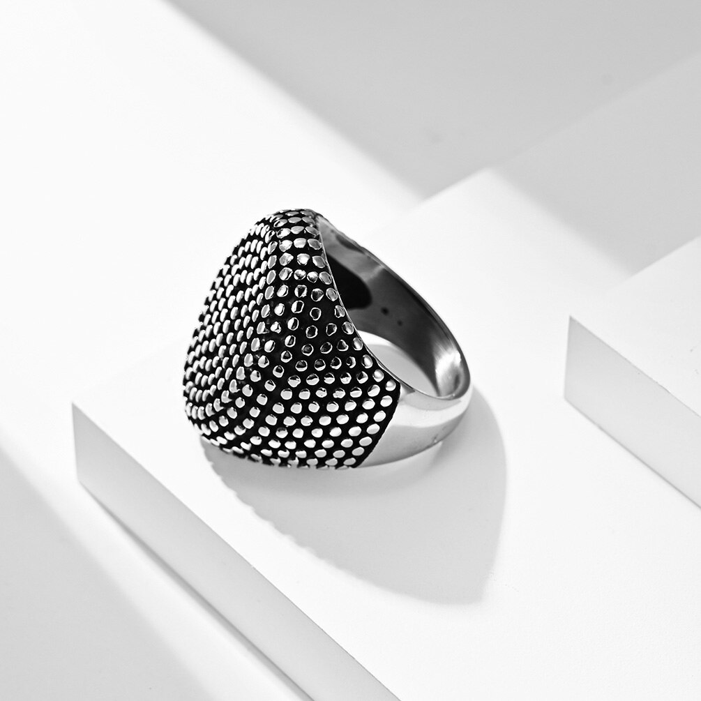 JHSL-anillos grandes de acero inoxidable para hombre, joyería de 25mm de ancho, estilo hip hop, de aniversario, tamaño 8, 9, 10, 11, 12