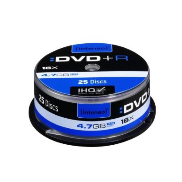 DVD + R obsługi INTENSO 4111154 16x4.7 GB 25 sztuk