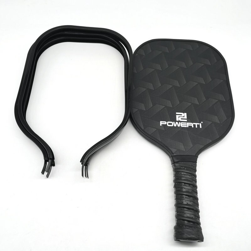 Powerti 2PC Tennis Racket Protection Racket Wide Carbon Fiber PP Racket Pickleball Carbon Fiber Pickle Racket Accessories