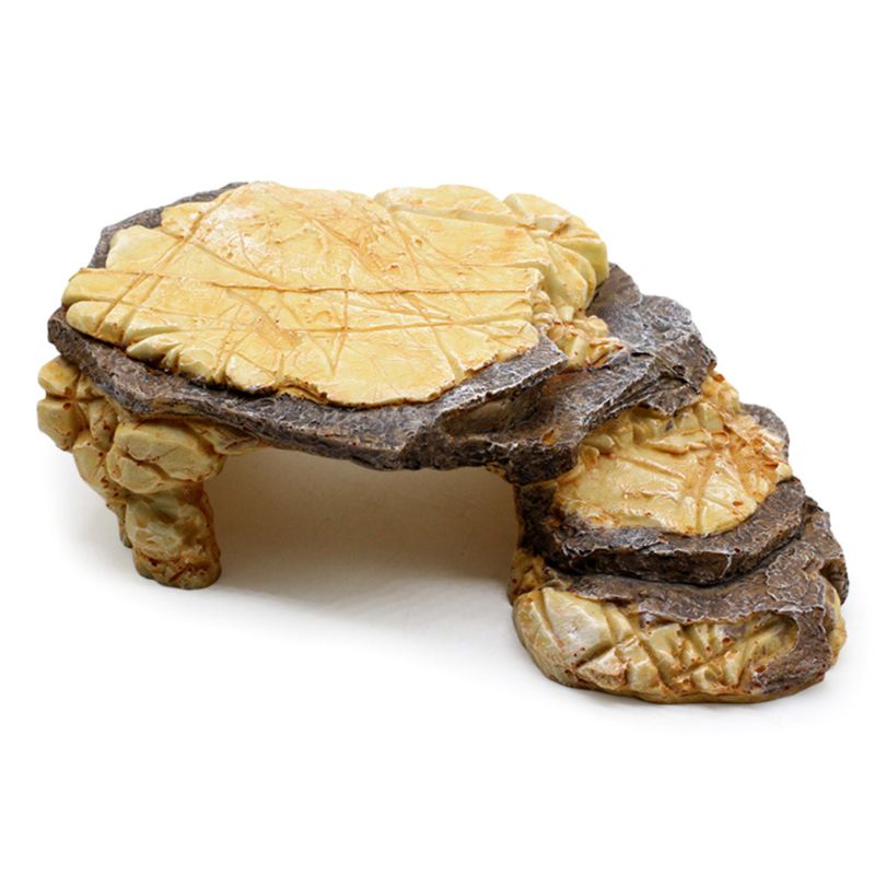 Reptile Resin Hides Cave Turtles Rock Hideout House Pet Hiding Spot Habitat Terrariums Landscaping for Lizard Snakes Turtles Fro