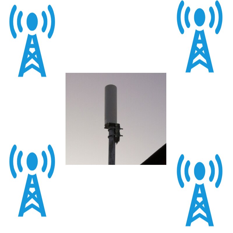 360 ° Omnidirectionele Antenne Omni Waterdicht Voor Wcdma 2100 Umts Dcs 1800 Lte Gsm 900 2G 3G 4G Signaal Cellphone Mobiele Repeater