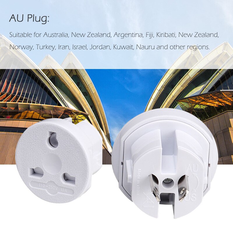 EU UK US AU Universal Power Adapter Charger Adaptor Travel Wall Electric Plugs Sockets Converter For Mobile Phones Laptop