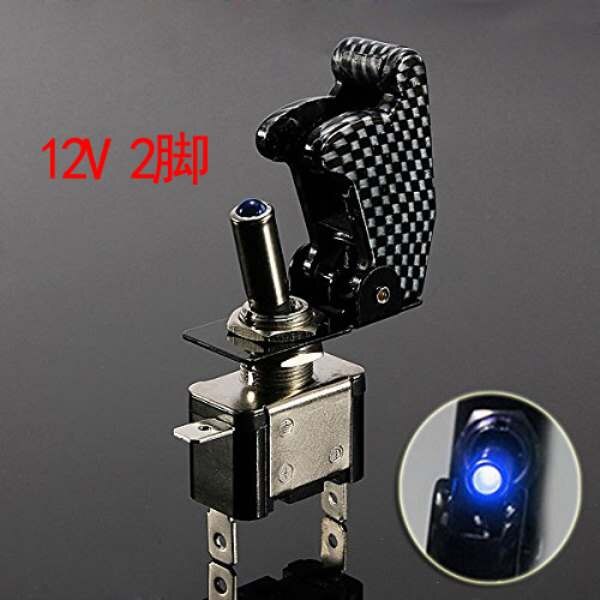 Interruptor De Palanca LED Azul Para Coche - 5 Pines, 12V/20A O 24V/10A, Para Luces Traseras O Accesorios, Instalación Sencilla