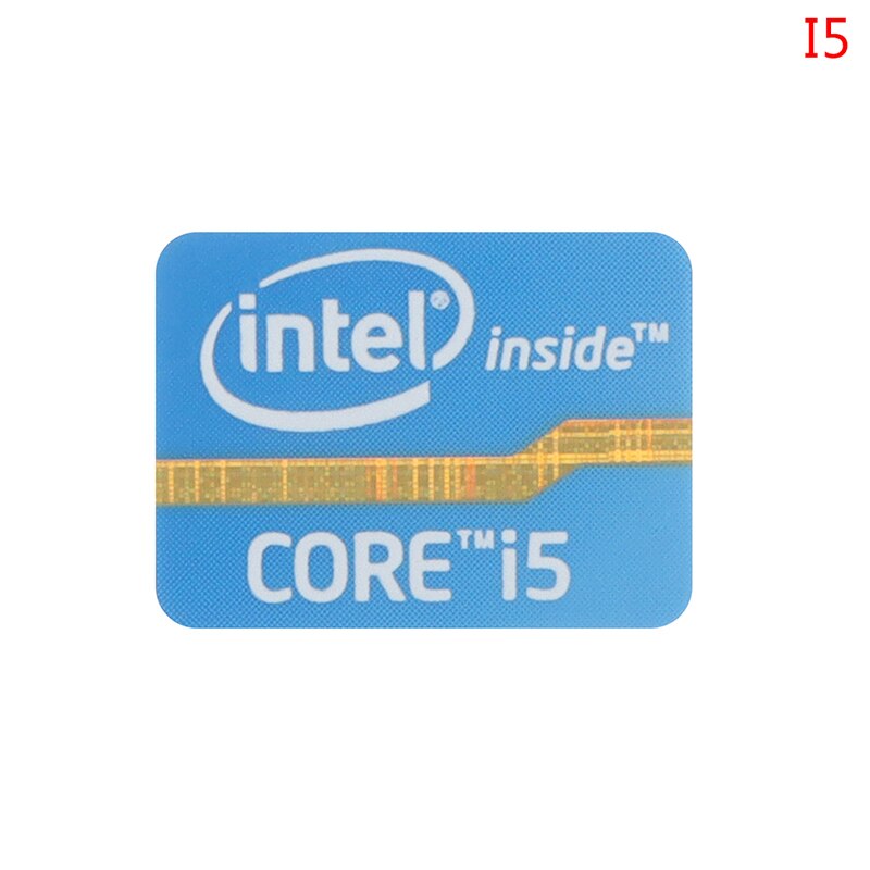 1/5pcs Ultrabook Performance Label Sticker Laptop Logo Stickers Intel Core Four-generation Core i3 i5 i7: i5 1pc