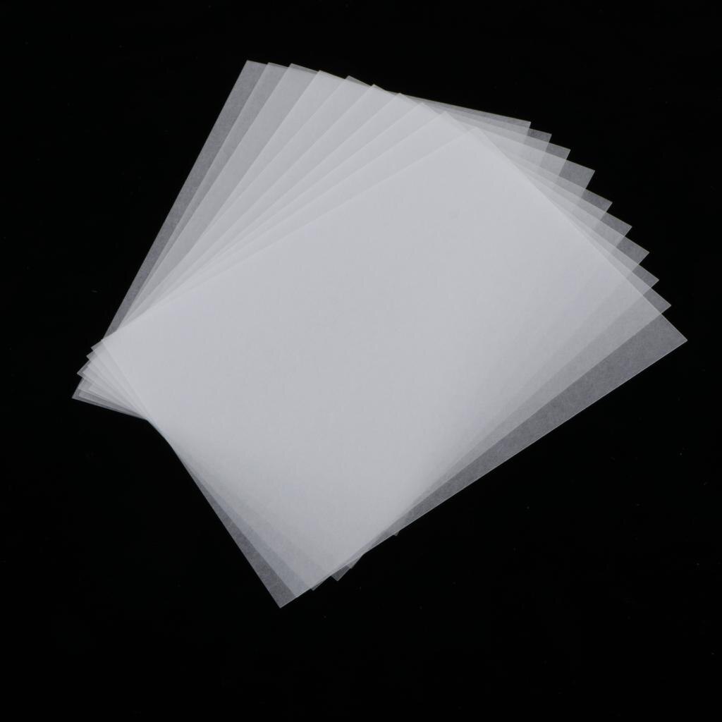 10 Lot Half Transparent Shrink Film Sheets Paper DIY Craft Fine Polishing
