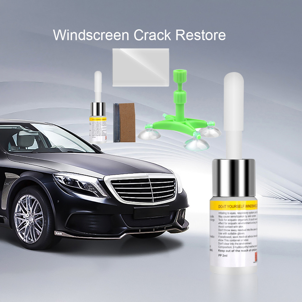 Auto Voorruit Vulstoffen Lijmen Reparatie Kits DIY Auto Voorruit Moet Crack Verwijder Gereedschap Vensterglas Care Set Hars Voor Thuis Auto