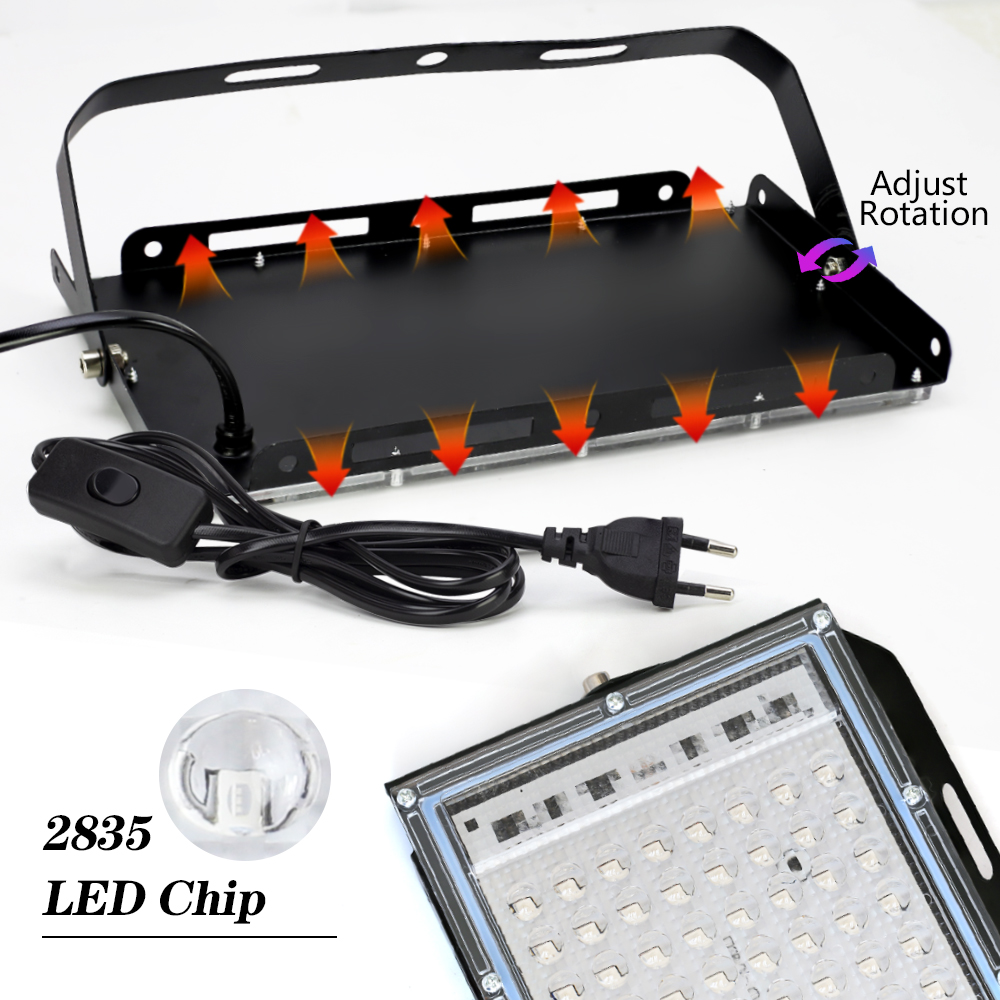 UV-LED-Flutlicht 50 W 100 W 150 W 220 V Außenflutlicht 395 nm 400 nm UV-fluoreszierende Bühnenlampe LED-Bühnen-Schwarzlicht