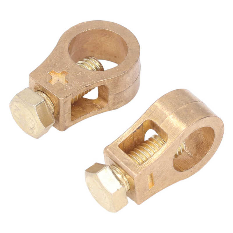 Battery Terminal Wire Clamp Electric Battery Connector Clamps Superior Conductivity Copper High Strength for Auto Accessories