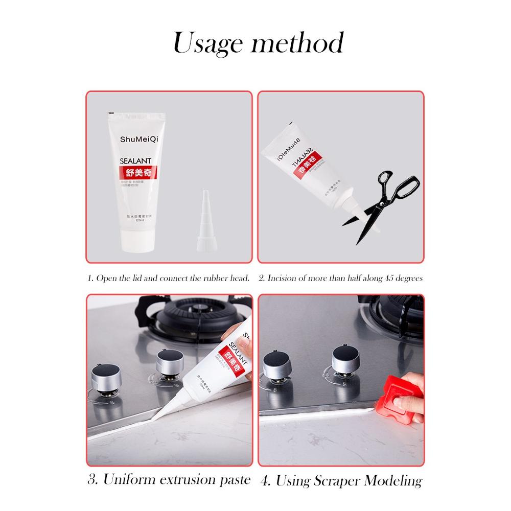 Practical Tile Grout for Fill The Wall /floor Ceramic Waterproof mouldproof gap filling agent Sealant home tool @A