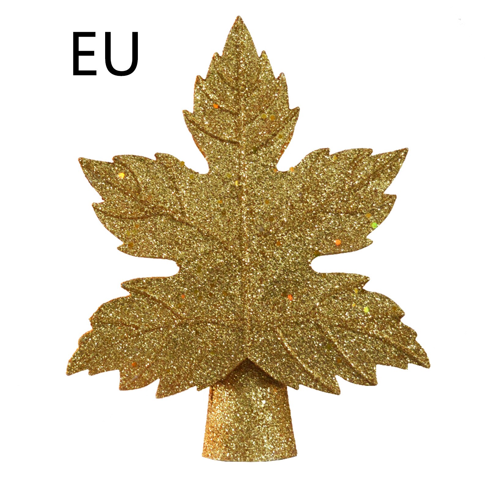 Christmas Tree Topping LED Night Light Projector Projection Lamp Party For Kids Christmas Glitter Gold Party Lights: Gold EU plug