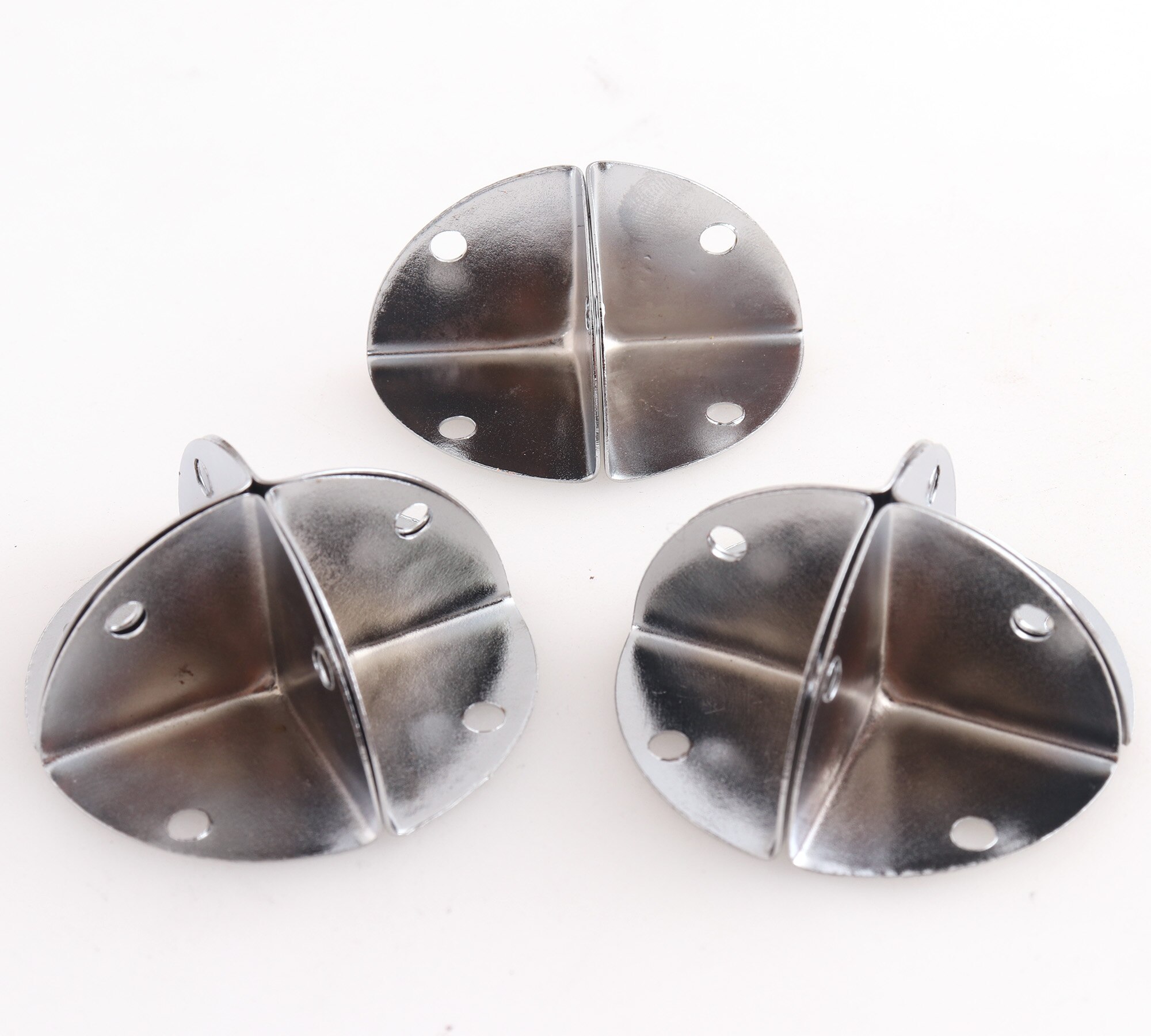 Protecteurs d'angle coins métalliques argentés avec motif rétro, protection d'angle pour boîtes, tables et livres, support de bijoux