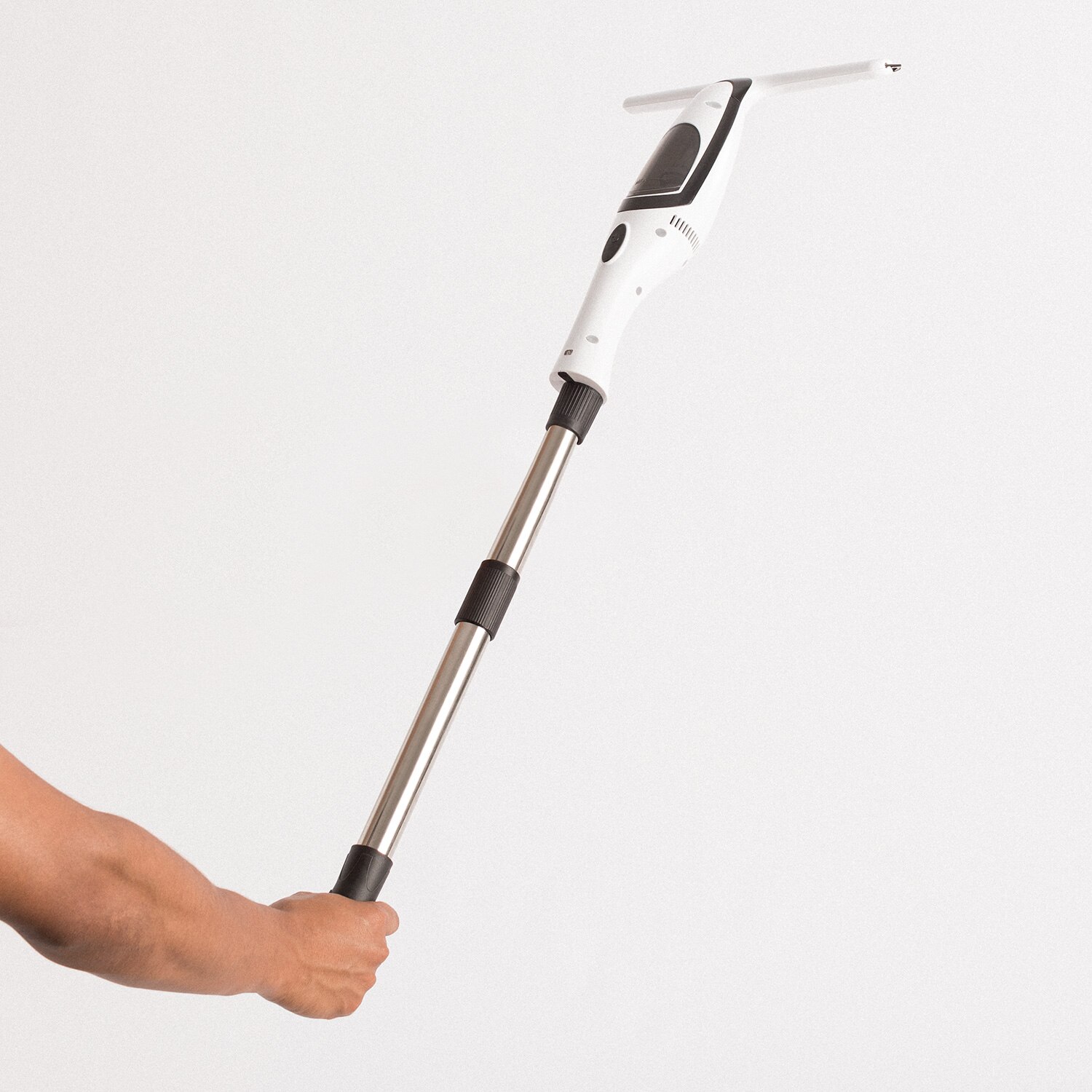 CREATE-WIPE XT, Limpiacristales Ventana Eléctrico, Espejos, Azulejos, Con Labio de Goma Herramienta de Limpieza Extensible hasta 65cm Fácil de Usar