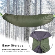 Outdoor Hangmat Isolatie Cover Verdikking Warming Slaapzak Cover Met Rits Hangmat Regendicht Cover Tent Zonnescherm Canopy4
