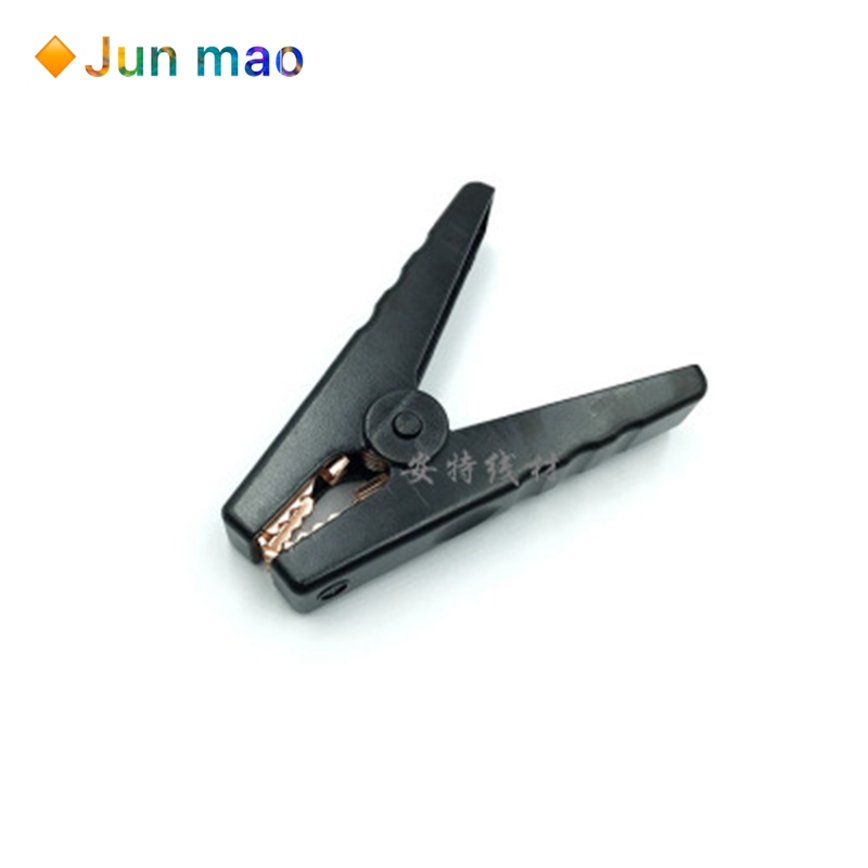 2pcs 100A Crocodile Alligator Clips Car Battery Insulated Clip Clamp Connector for Electrical Battery Chargers