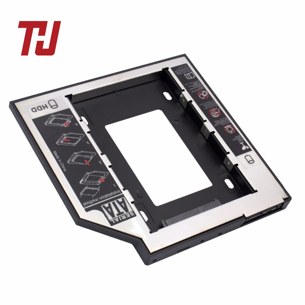 Interfaz SATA3 de 9,5mm soporte de disco duro de 2,5 pulgadas adaptador SSD Optibay HDD Caddy carcasa de CD-ROM DVD carcasa adaptadora para ordenador portátil PC