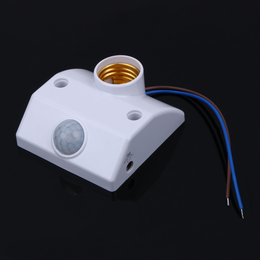 E27 50/60Hz Infrarood Motion Sensor Automatische Licht Lamp Houder Licht Controle Intelligente Vertraging Schakelaar Base Met E27 schroef