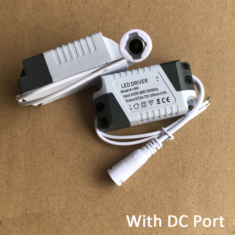 Controlador LED 9W 12W 15W 18W 24W 300mA Unidad de fuente de alimentación LED transformadores de iluminación para tira de lámpara LED iluminación empotrable de techo DC