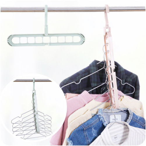 Nuttig Space Saver Wonder Magic Kleerhanger Kast Rekken Organizer Opknoping Jas Jurk Haken