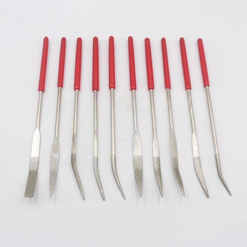 Curved Mini Diamond File Set Needle File Set Coated Diamond File Metal File Set