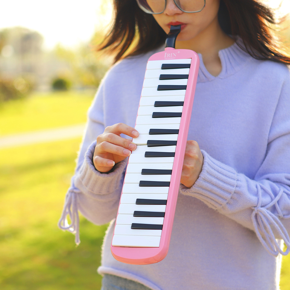 IRIN Melodica 32/37 Keys Piano Keyboard Mouth Organ Harmonica Musical Instrument Beginner Children Educational Melodica