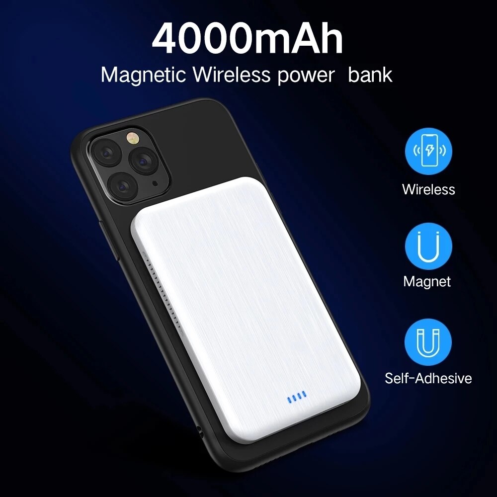 CASEIER kabellos Energie Bank Für Telefon Magnetische Bank Universal- Tragbare Externe Batterie Energie praktisch-ladegerät Für iPhone 12