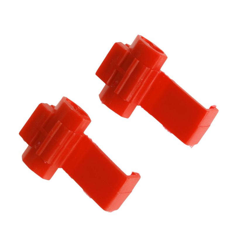 50pcs/Lot Red Scotch Lock Wire Connectors Quick Splice Terminals Crimp Electrical Cable Connectors With Insulating Safety Cover