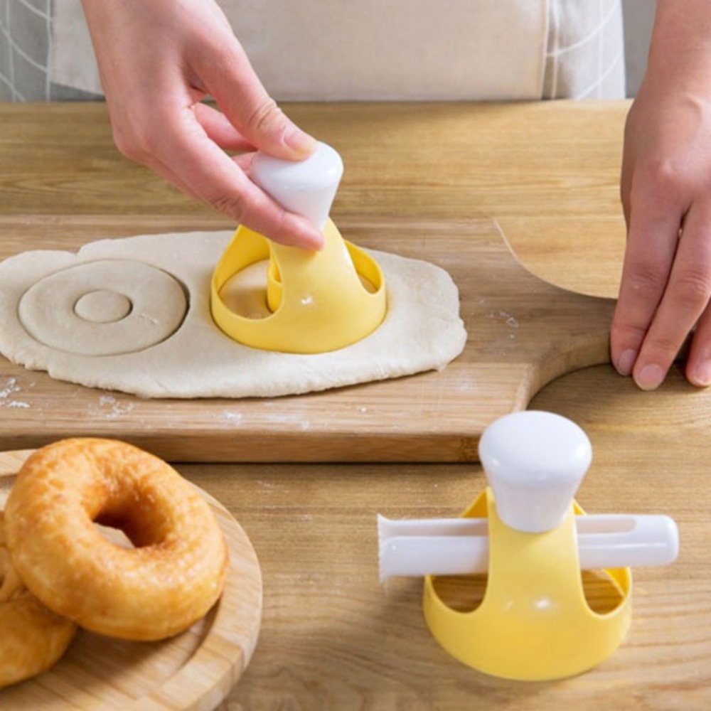Diy Donut Mal Cutter Voedsel Desserts Broodsnijder Maker Cake Mal Koken Embossing Decoreren Gereedschap Keuken Bakaccessoires