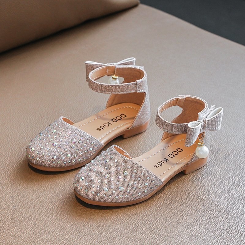 Ulknn Kinderen Leren Schoenen Mode Effen Kleur Sandalen Lente Schoeisel Voor Meisjes Kids Zomer Prinses Partij Schoenen 21-30
