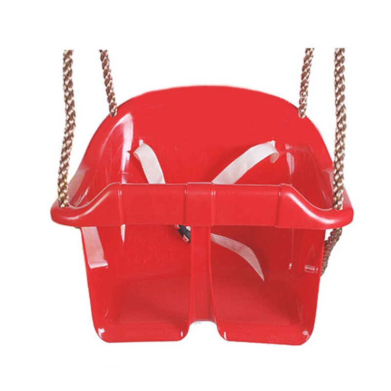 Asiento de columpio de seguridad para bebé, silla Columpio de plástico para jardín, patio trasero, juguetes al aire libre, deportes de interior, de Navidad para bebé: Rojo