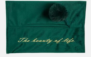 Tassel tissue box deksel thuis auto hotel tissue houder thuis keuken organizer trekkoord tas: 6