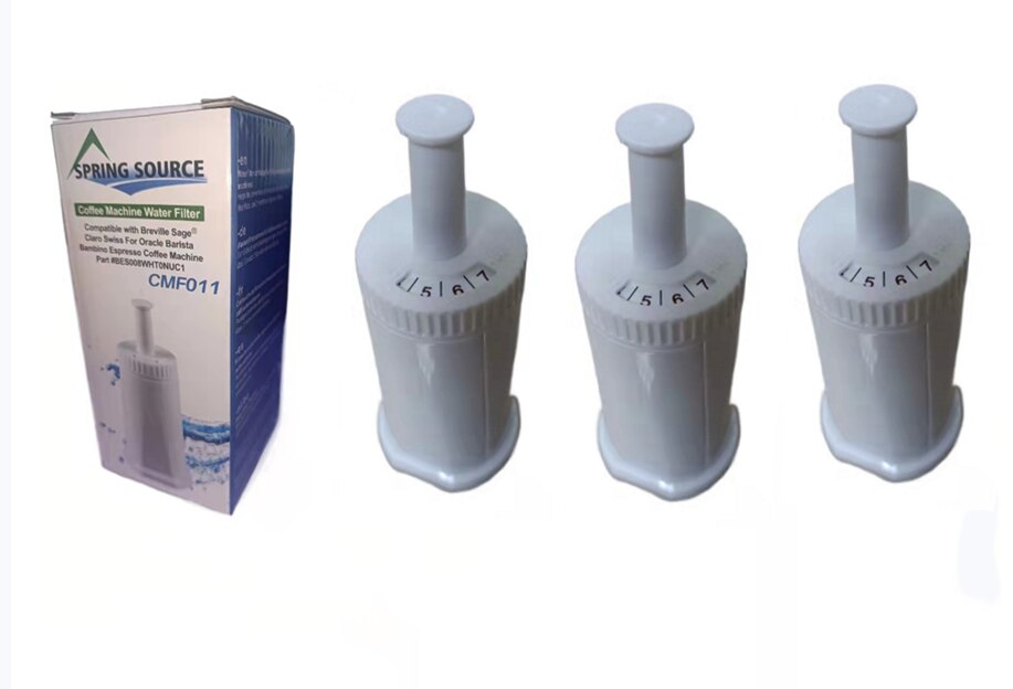 Filtro de agua para cafetera, Compatible con máquinas de Espresso Breville sauge Oracle Touch, Barista, Claro Swiss, BES878,Bes008: 3pcs