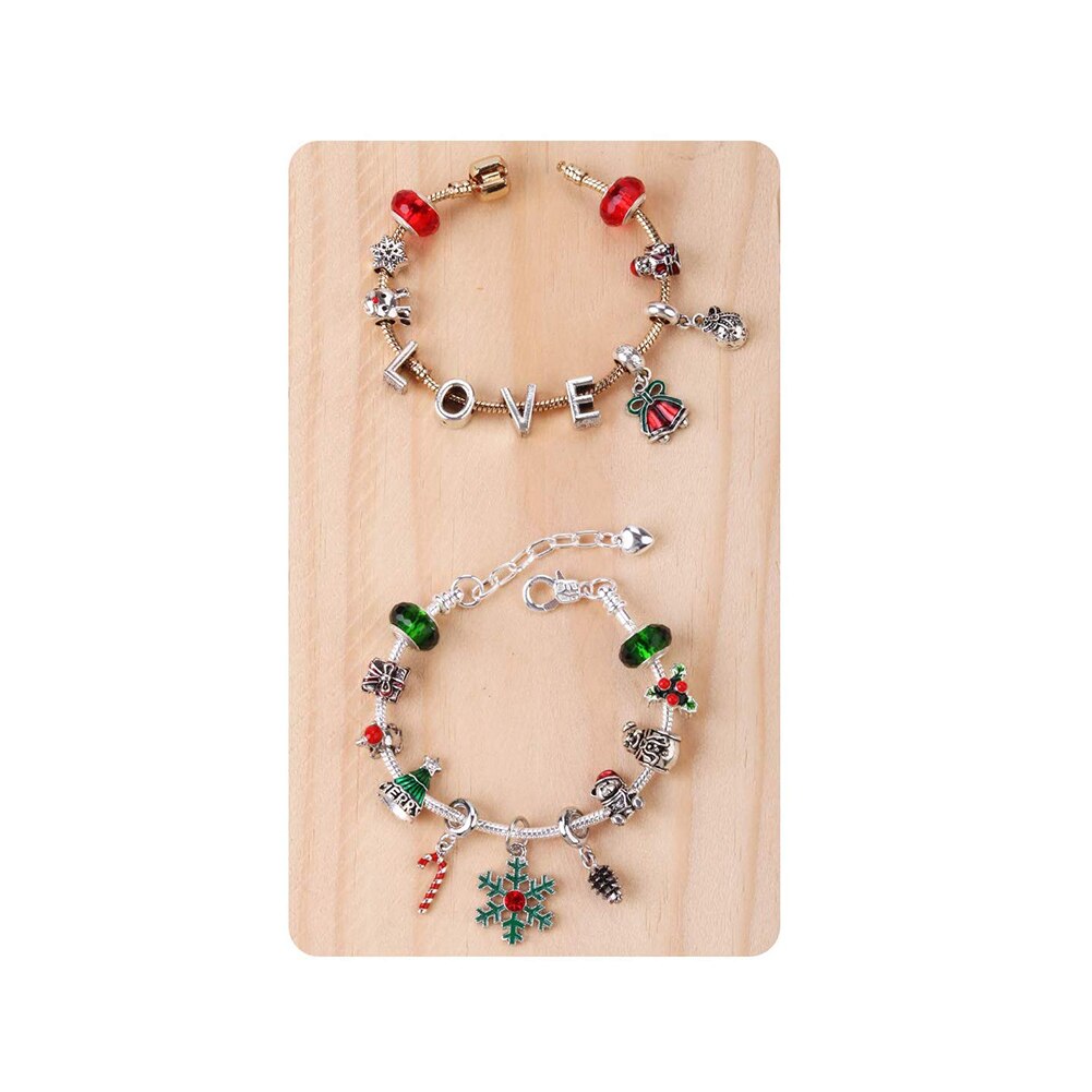 Christmas Advent Calendar for Kids Jewelry Advent Calendars DIY Charm Bracelets Necklace Children Box Beading