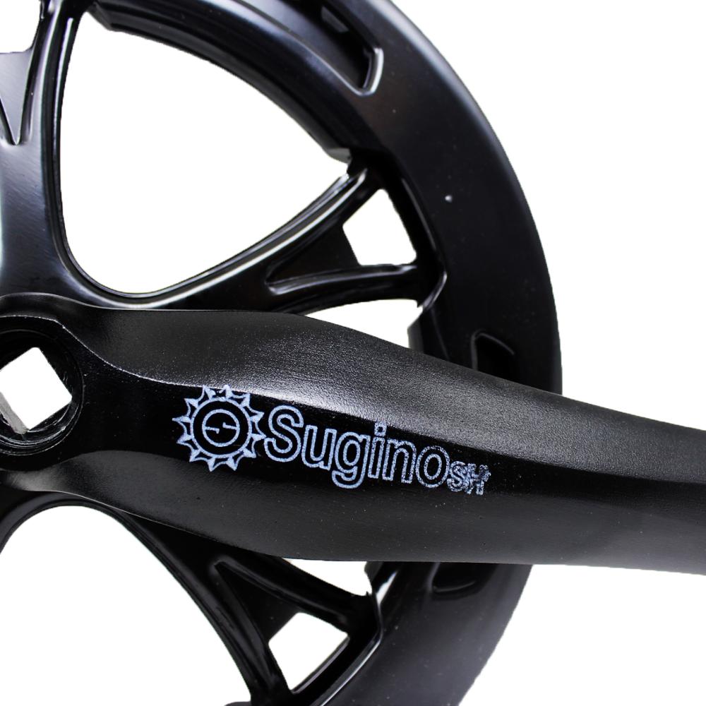 52T Bike Crankset Aluminum Alloy 170mm Crank Set Single Speed Chainring Square hole Road Folding Bike Fixed Gear Bike Accessorie