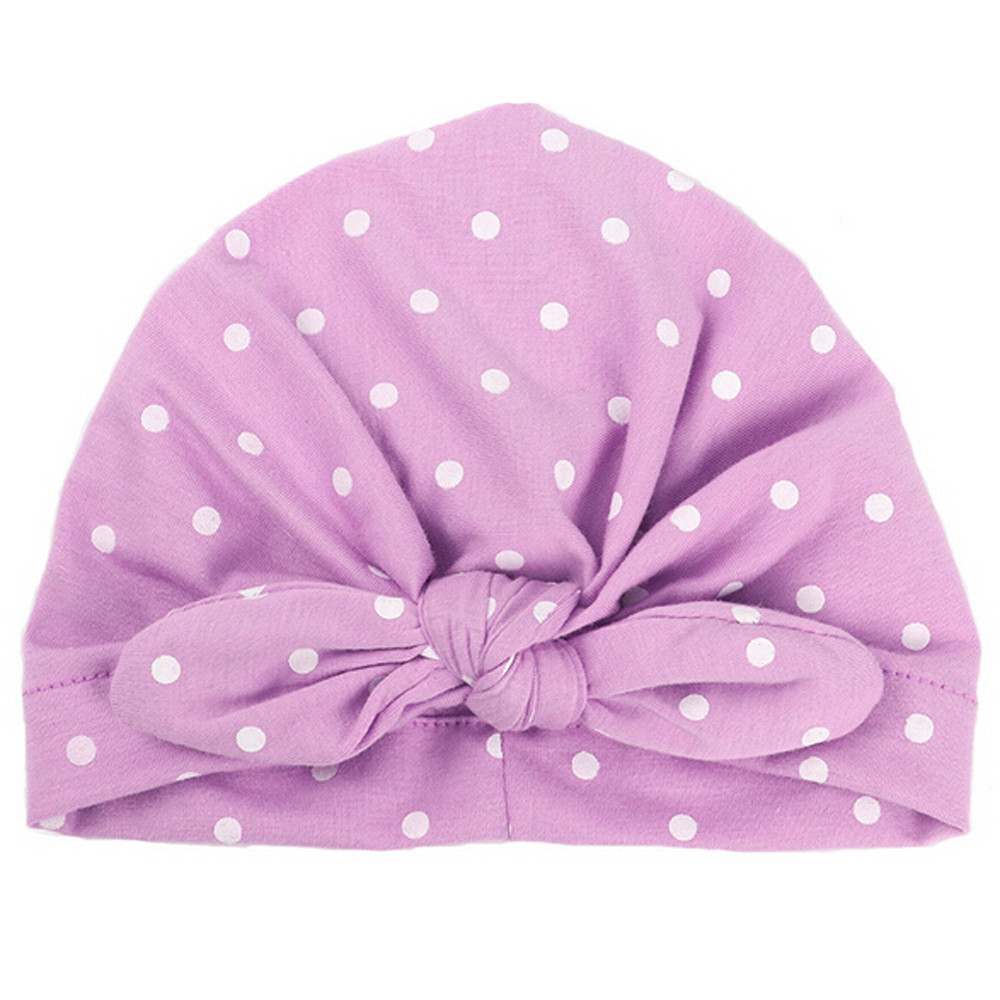 MUQGEW Zubehör Neugeborenen Baby Hut Baby Kleinkind Kind Jungen Mädchen Indien Hut Welle Bowknot Schönen Weichen Hut панама детская: Purple