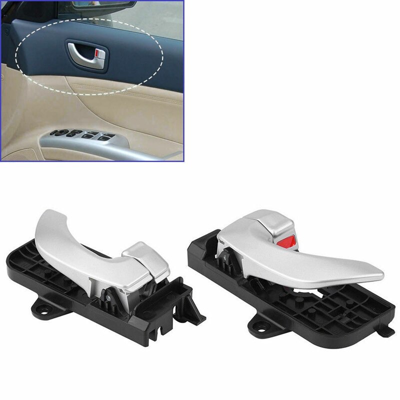 Manija de puerta Interior delantera izquierda y delantera derecha para Hyundai Sonata 82610-3K020 2005(1 par)