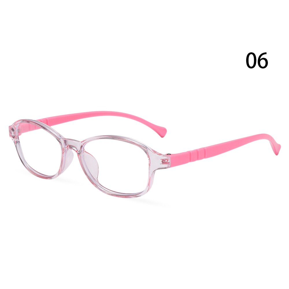 1PC Kid Glasses Ultra Light Frame Computer Glasses Anti-blue Light Eyeglasses Eyewear Boys Girls Vision protection Lynx Glasses: 06