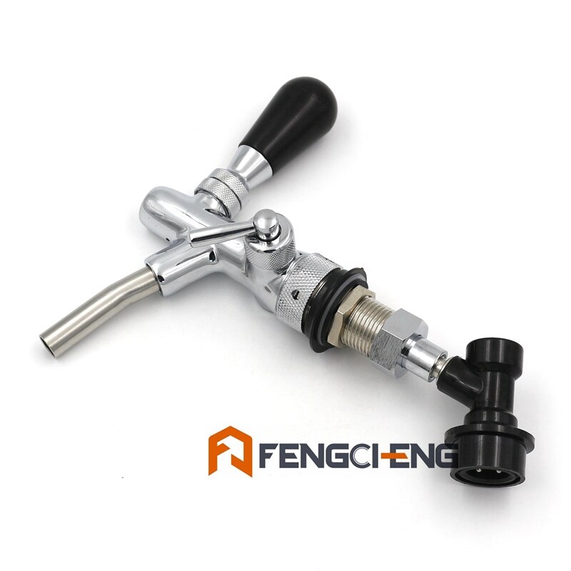 Verstelbare Kraan Met Bal Lock Quick Connector Vaatje Disconnect Voor Biervat, Homebrew Kegging Kit