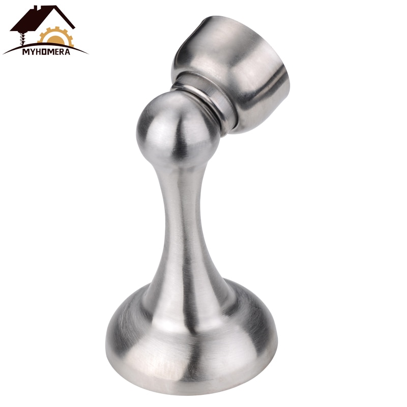 Myhomera Magnetic Door Stops 304 Stainless Steel Door Stopper Hidden Door Holders Catch Floor Wall Doorstop Furniture Hardware