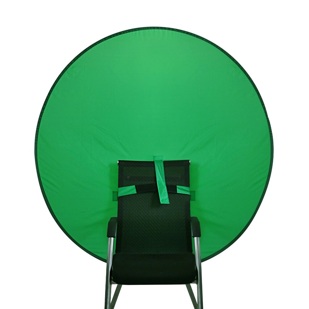 Green Screen Backdrops Photography Background Portable Fold Reflector for Live broadcast Video Studio Round 142cm 56inch