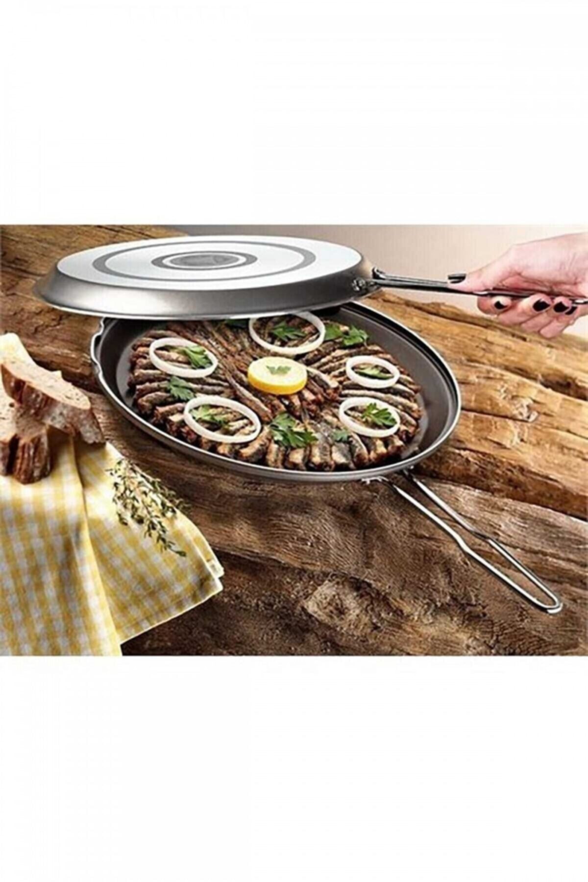 J-58 Cem Besa Promo Twin Fish Pan 32 Cm