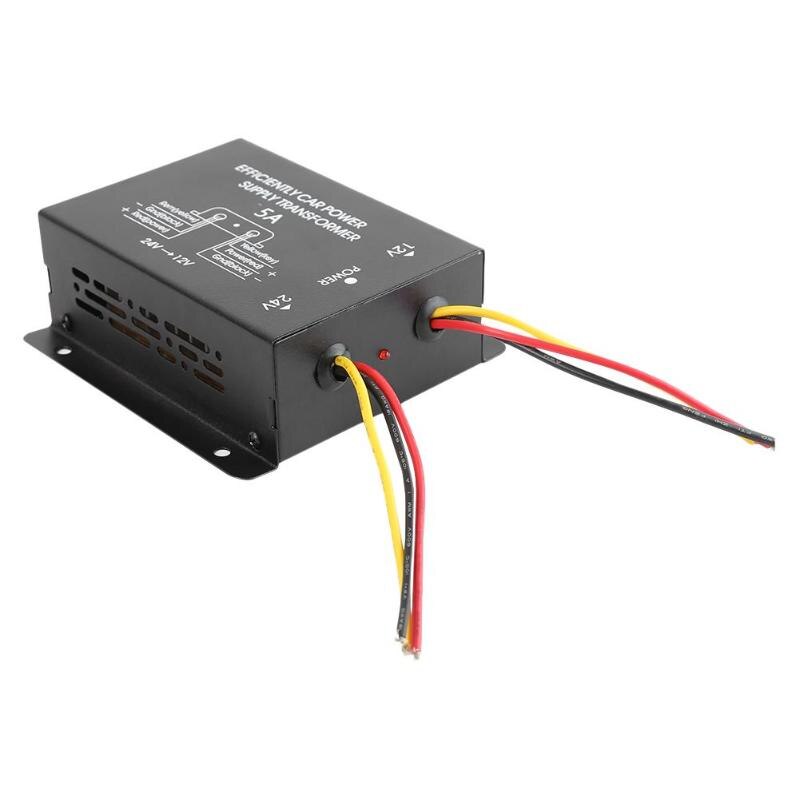 Bilstrømforsyning trappetransformator 24v til 12v omformer 10a 15a 20a 30a utgang med minneeffekt høy til lav omformer