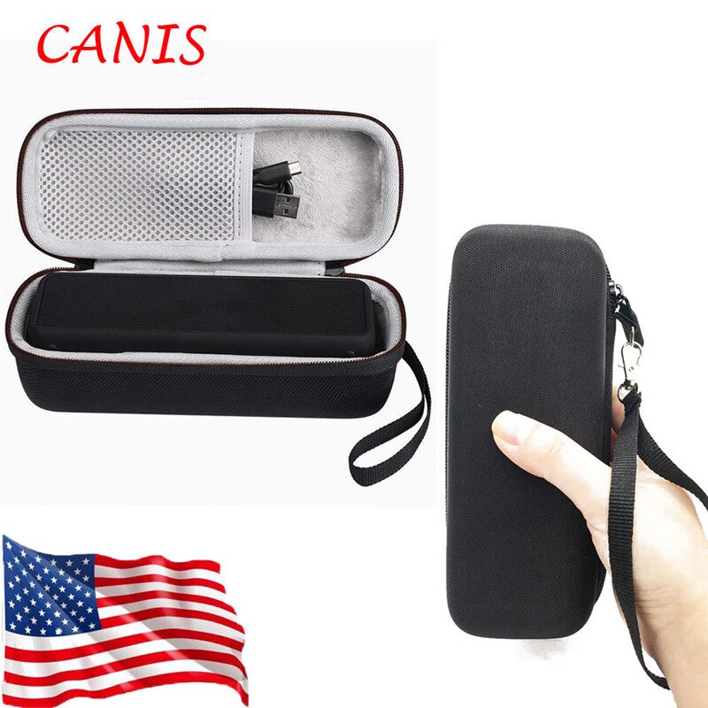 Hard Carrying Case Cover Tas Voor Anker SoundCore 2 Bluetooth Speaker: Default Title